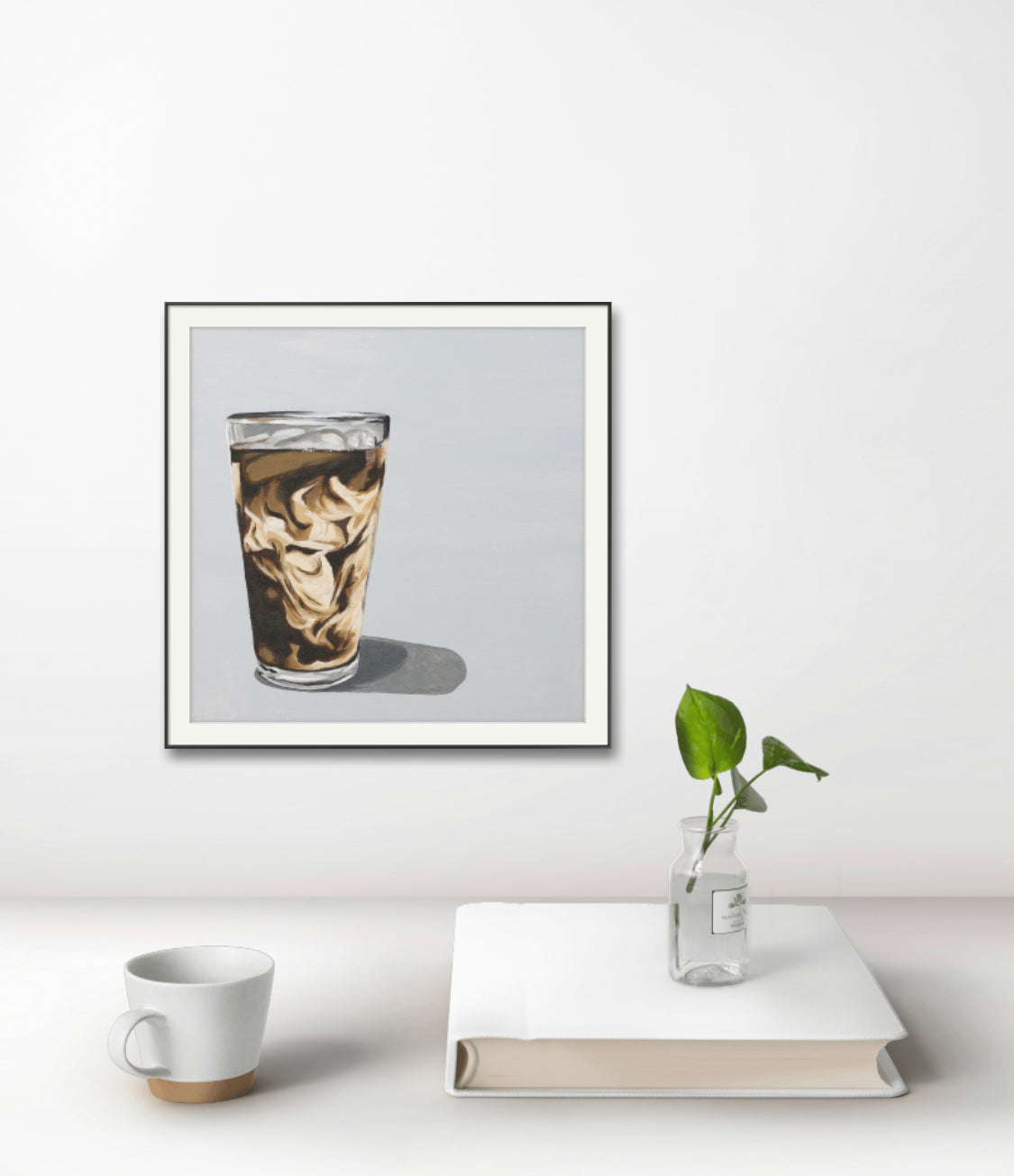 Iced Coffee - Modern Art Print