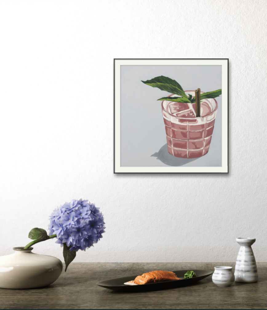 Summer Cocktail - Modern Art Print