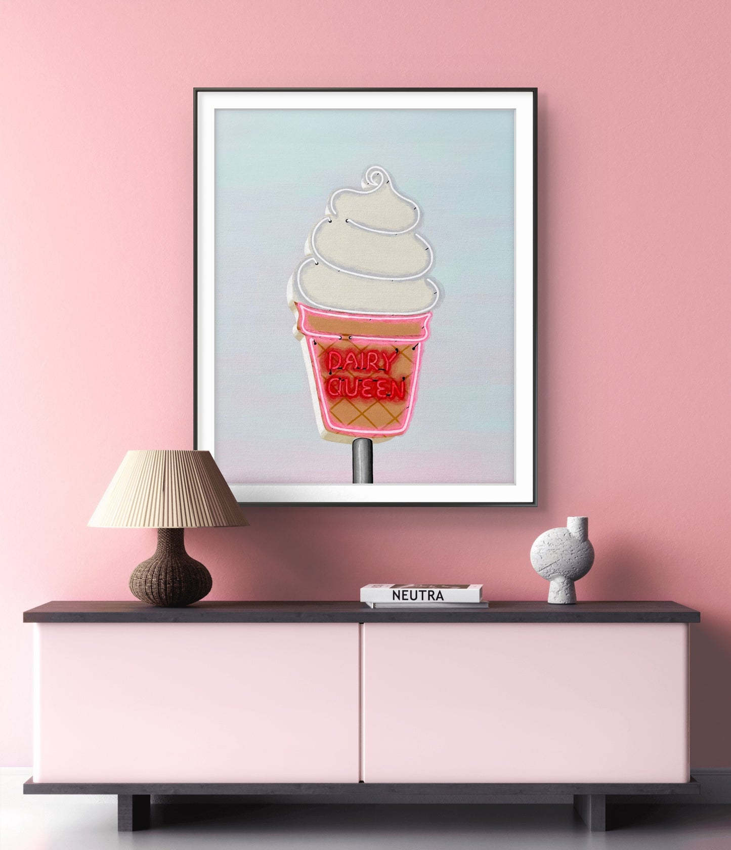 Soft Serve Neon Sign - Limited Edition Print