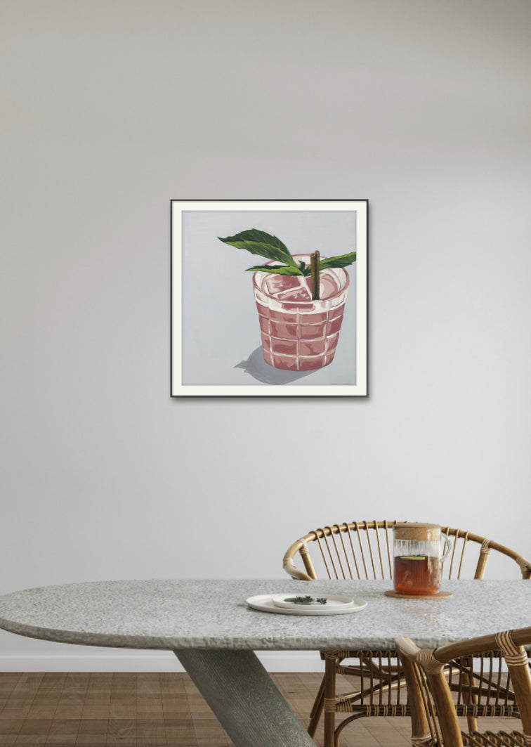 Summer Cocktail - Modern Art Print