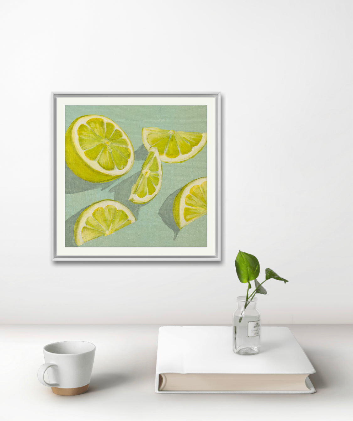 Lemon Slice - Modern Art Print