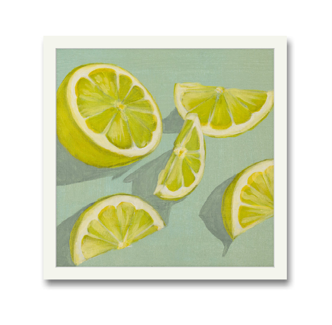 Lemon Slice - Modern Art Print