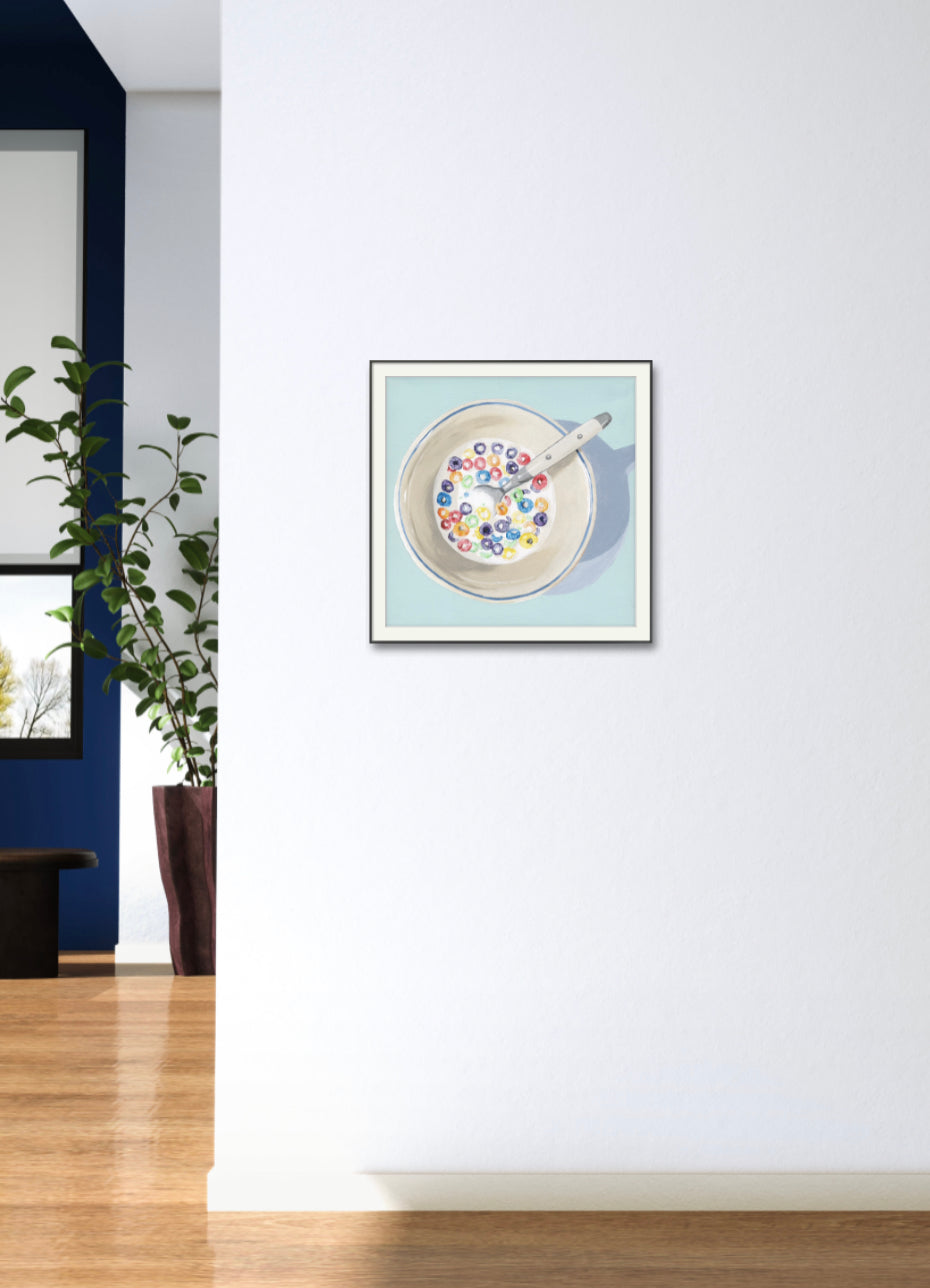 Half Eaten Loops - Modern Art Print