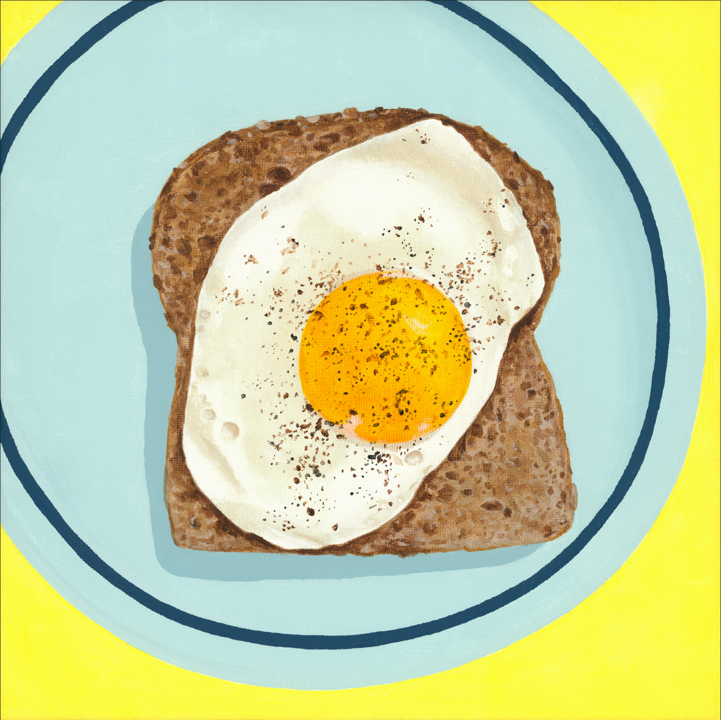 Egg Toast - Modern Art Print