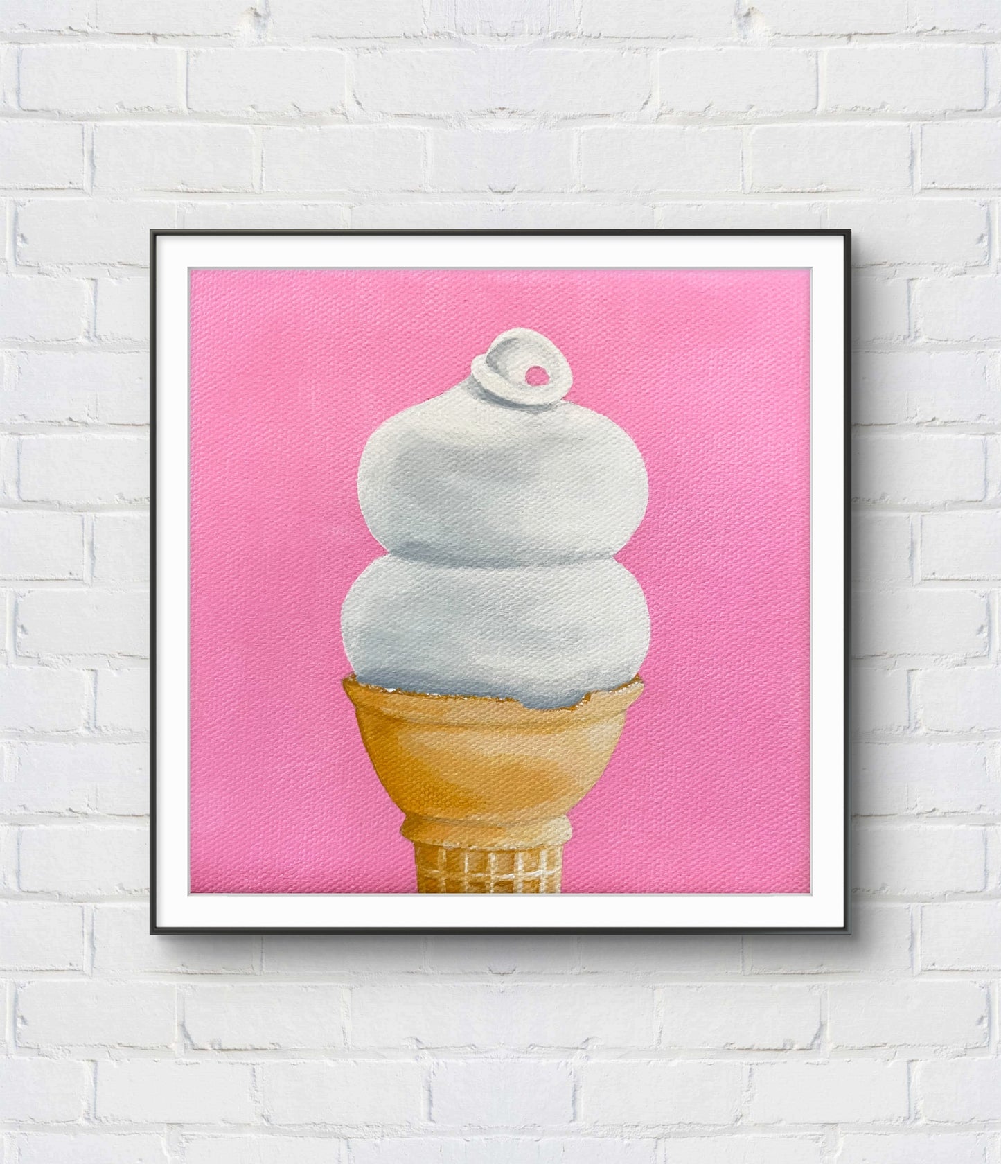 Soft Serve Cone - Limited Edition Art Print