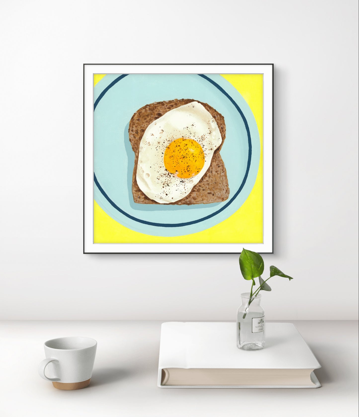 Egg Toast - Modern Art Print