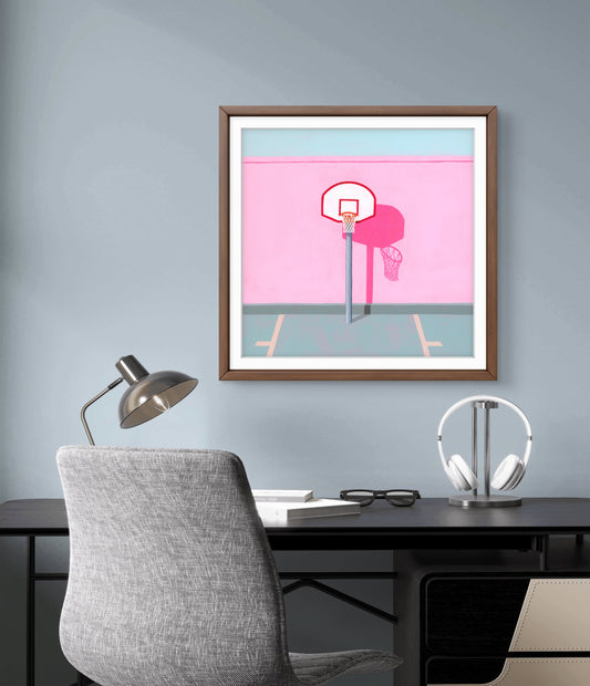 Basketball Hoop - Limited Edition Fine Art Print