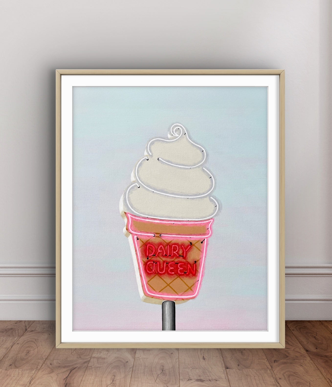 Soft Serve Neon Sign - Limited Edition Print