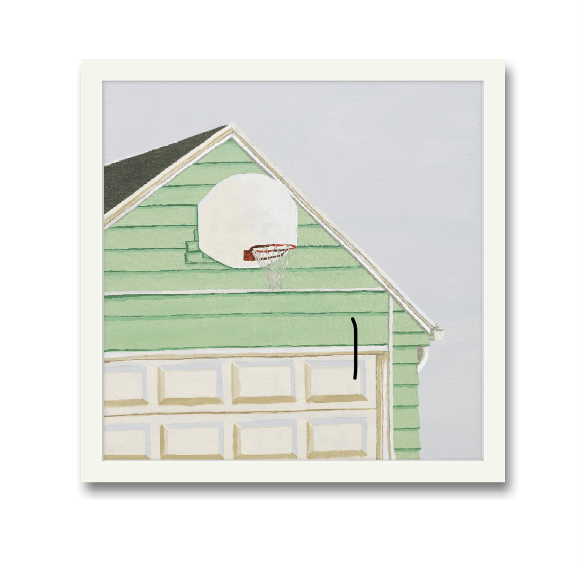 Garage Hoops - Modern Art Print