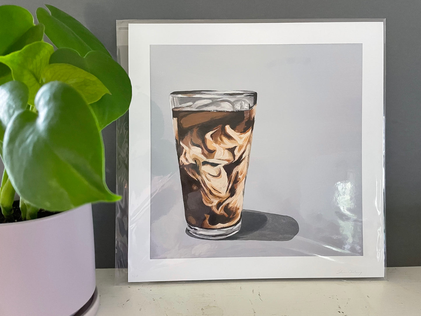 Iced Coffee - Modern Art Print