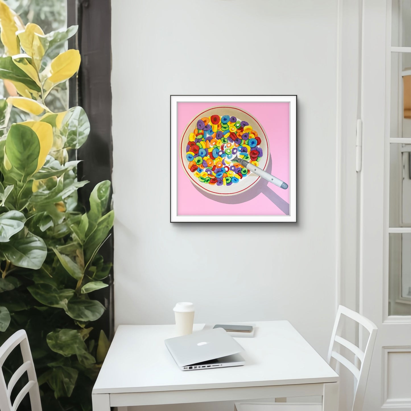 Pink Fruit Loops - Contemporary Pop Art Print