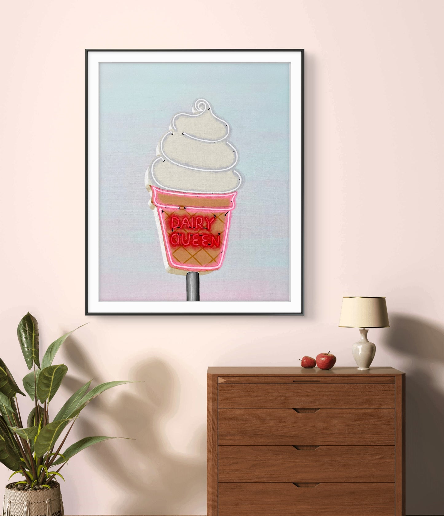 Soft Serve Neon Sign - Limited Edition Print