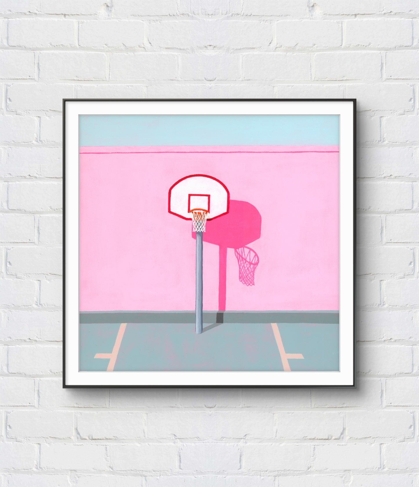 Basketball Hoop - Limited Edition Fine Art Print