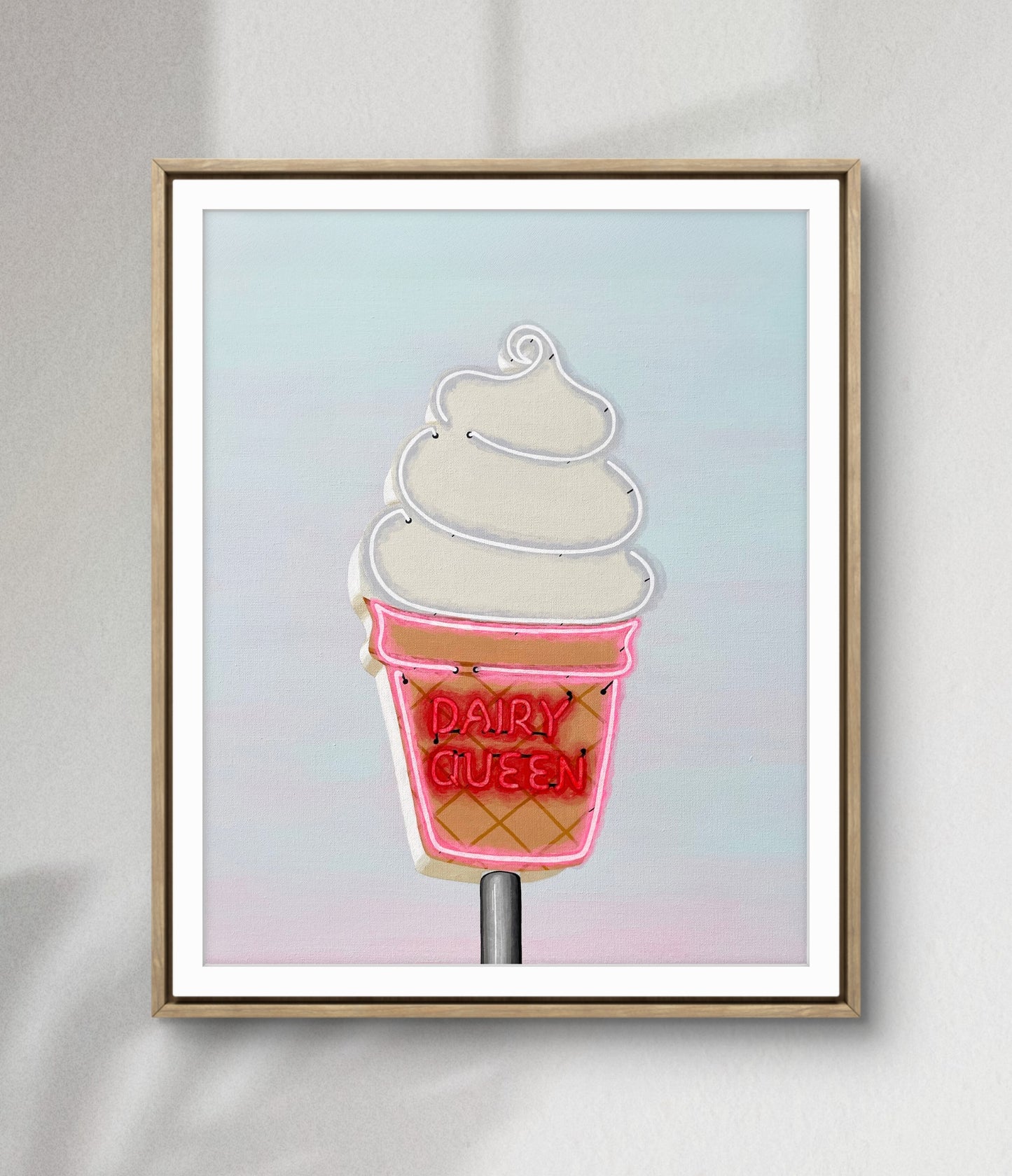 Soft Serve Neon Sign - Limited Edition Print