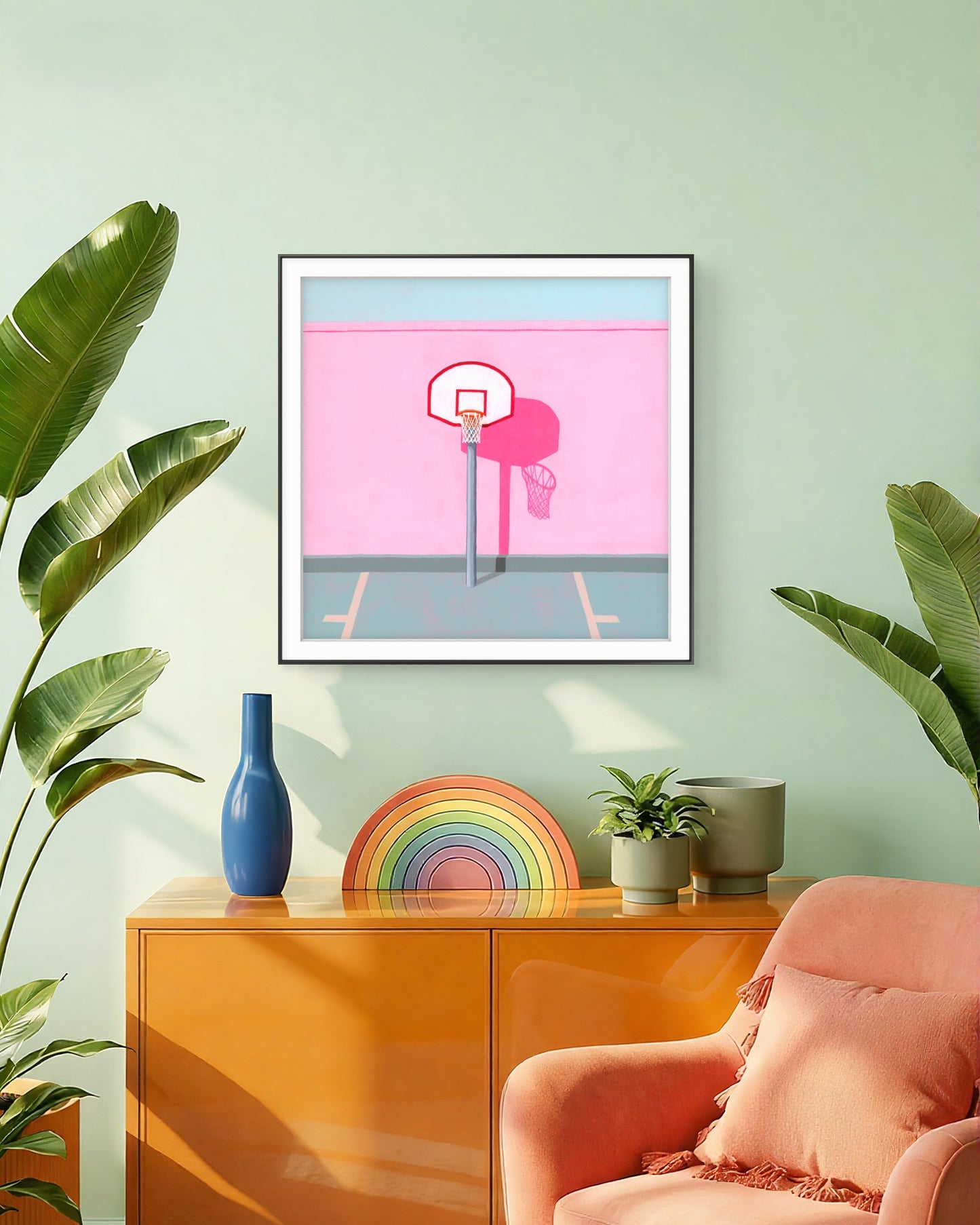 Basketball Hoop - Limited Edition Fine Art Print