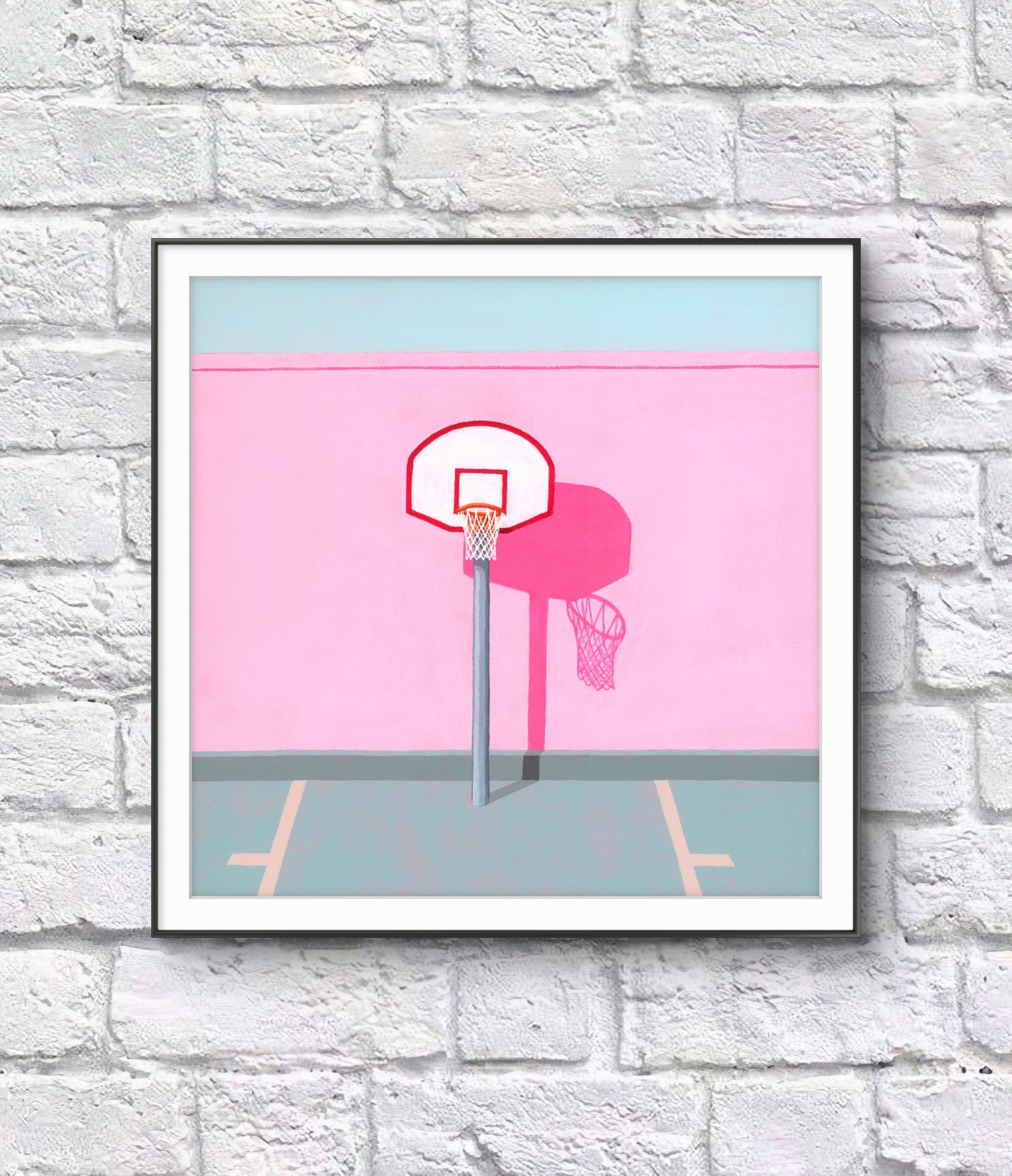 Basketball Hoop - Limited Edition Fine Art Print